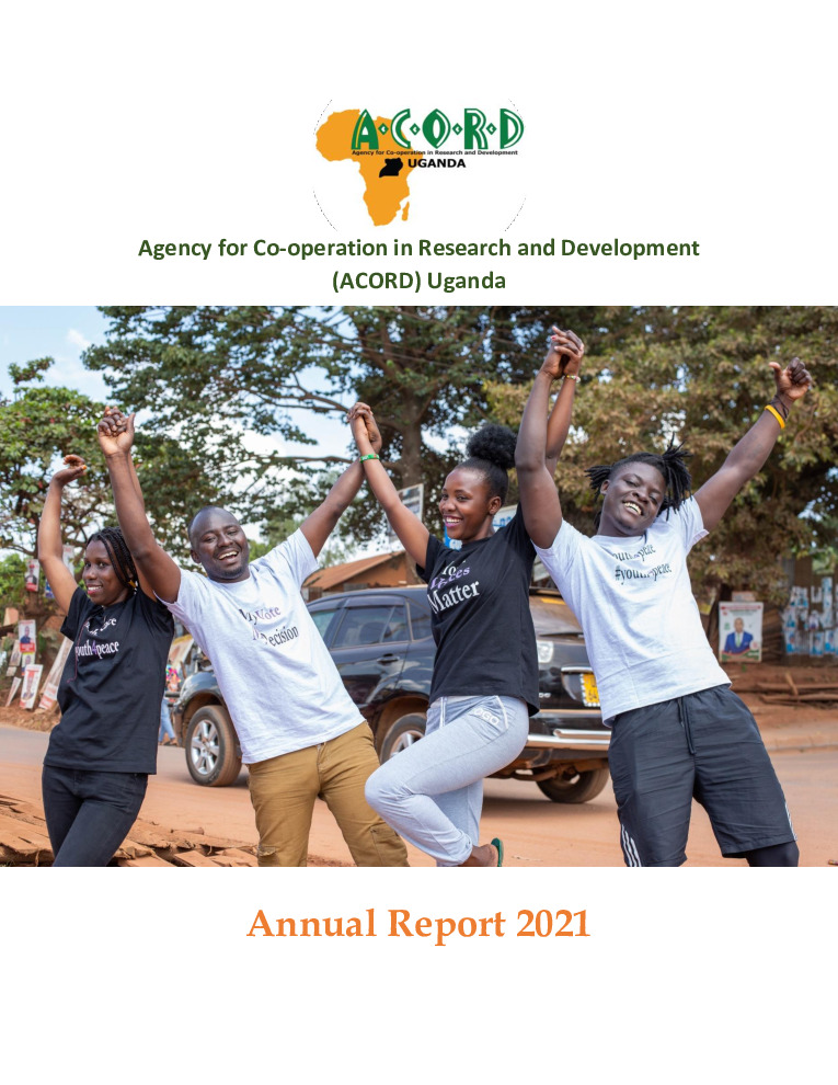 thumbnail of 2021 ACORD-U Annual Report 2021