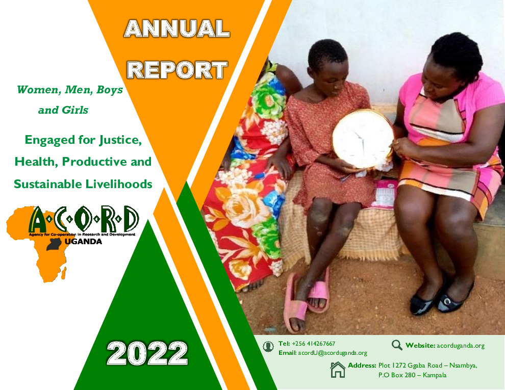 thumbnail of 2022 ACORD-U Annual Narrative Report