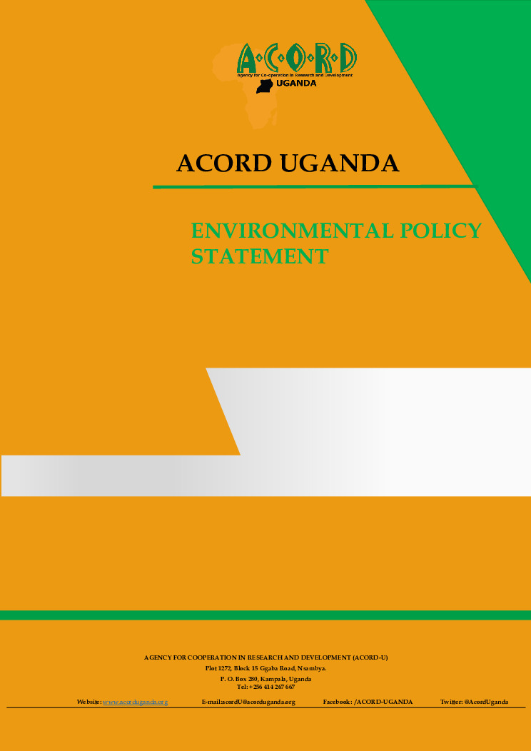 thumbnail of Acord Environmental Policy Statement