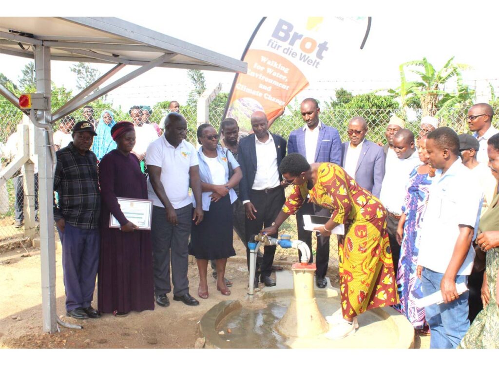 launch and handover of the 165 million solar-powered water supply system